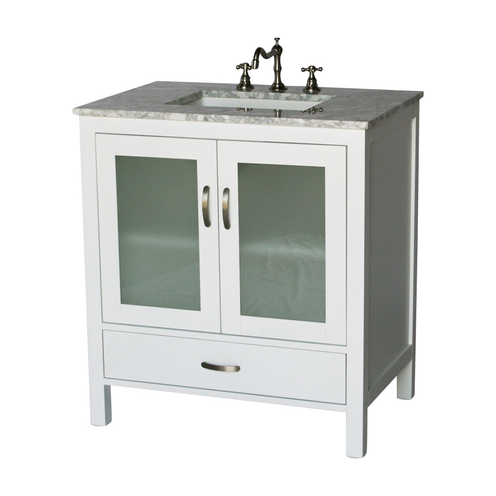 32-Inch Contemporary Style Single Sink Bathroom Vanity Model 2404-WK