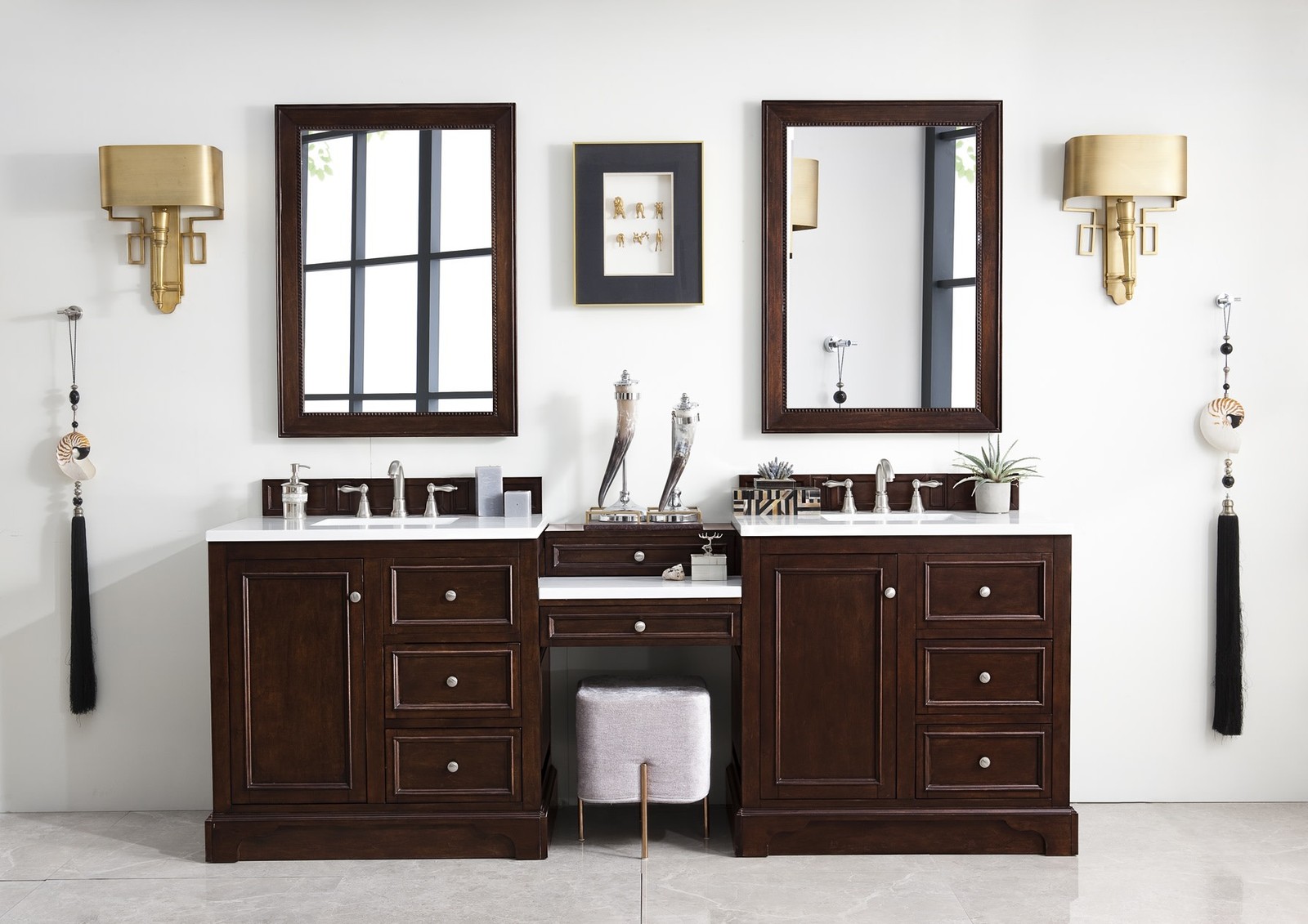 James Martin Vanities 825-V94-DU-WZ De Soto 94 96″ – White
