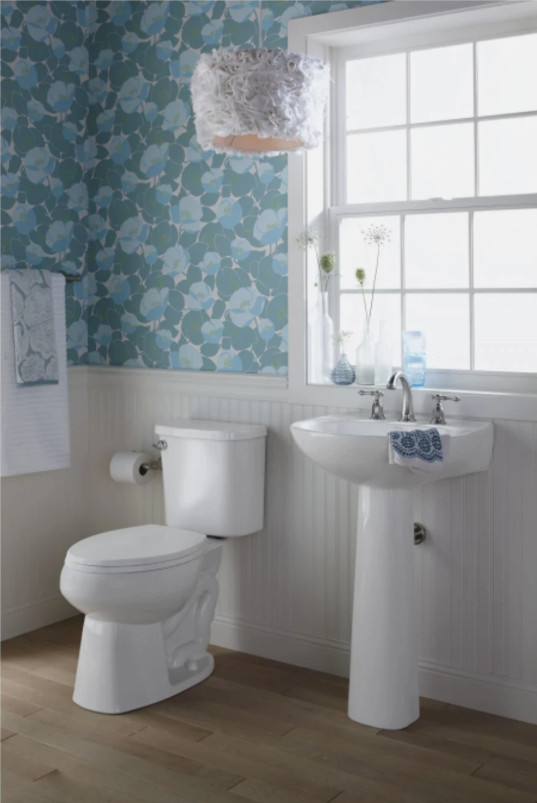 Sterling Sacramento 21-1/4″ Pedestal Bathroom Sink 3-Hole with Base