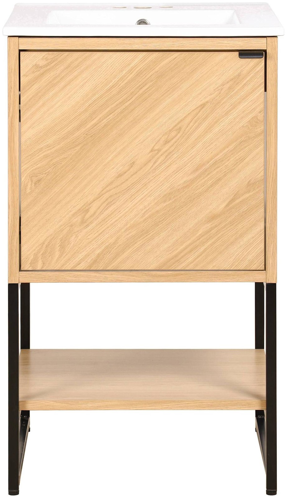 JONATHAN Y Lighting VAN1012 Juhl 19″ Single – Wood