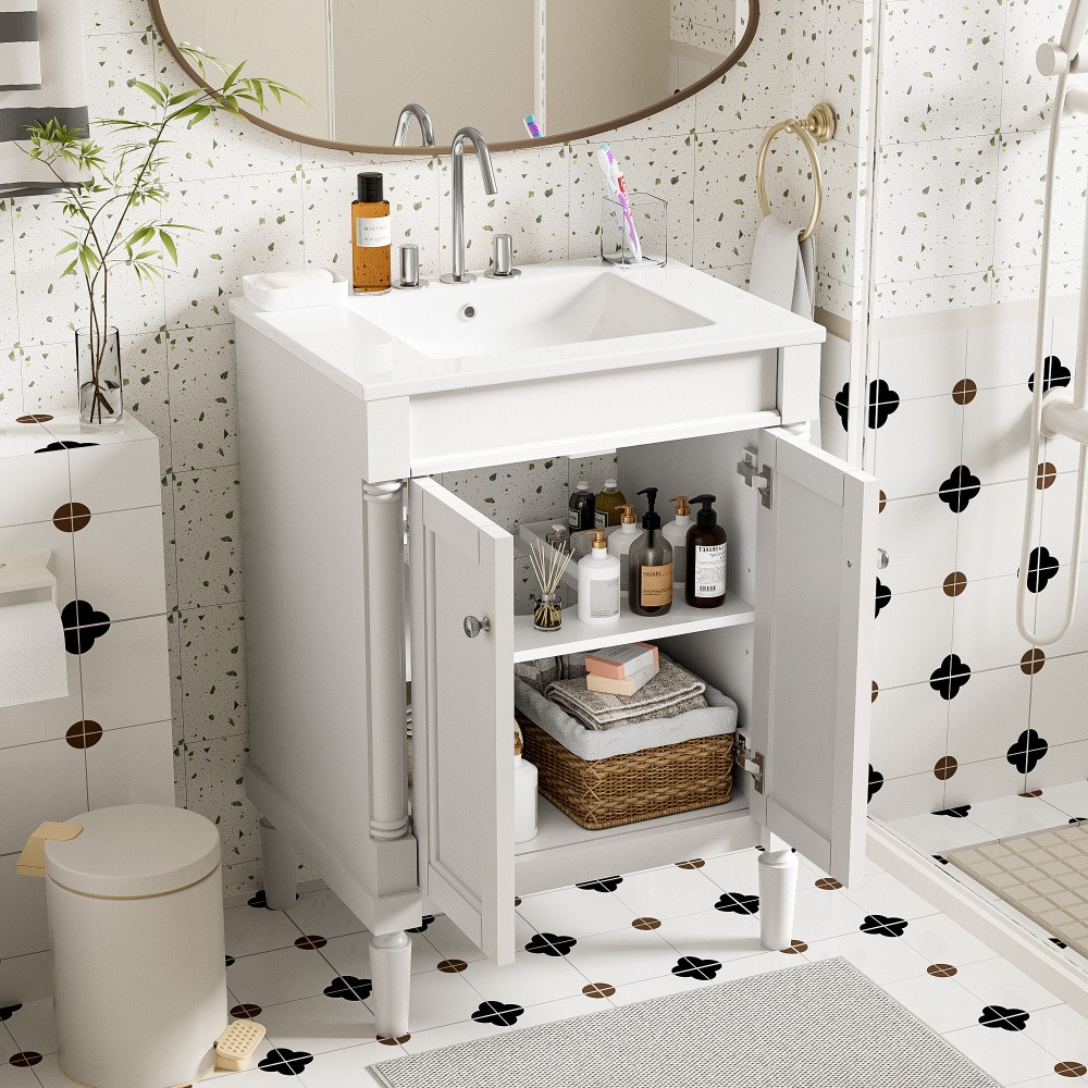 Bathroom Vanity W Top Sink Bathroom Storage Cabinet Single Sink Bathroom Vanity