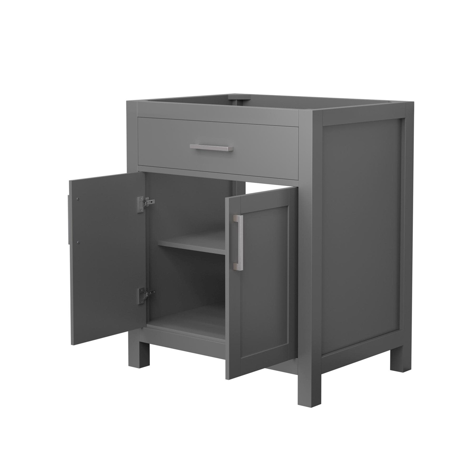 Wyndham Collection WCG242430S-CX-MXX Beckett 30″ Single – Dark Gray / Matte