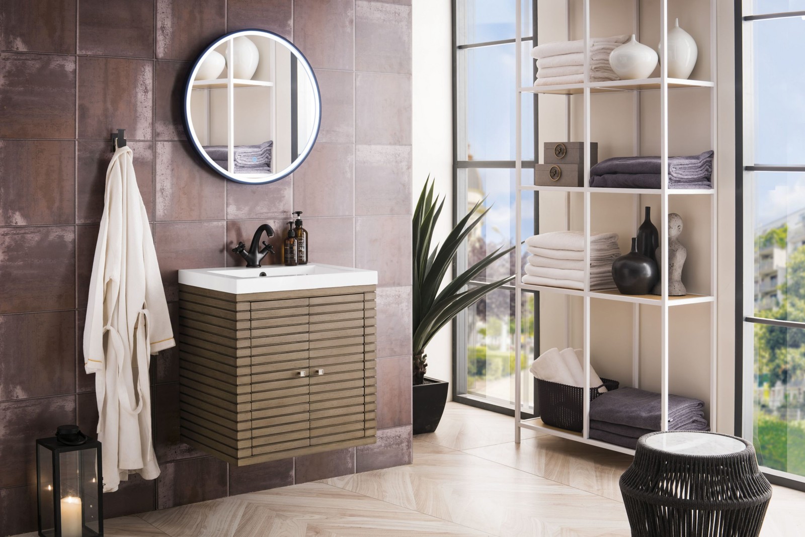 James Martin Vanities E213V24WG Linden 24″ – Wood