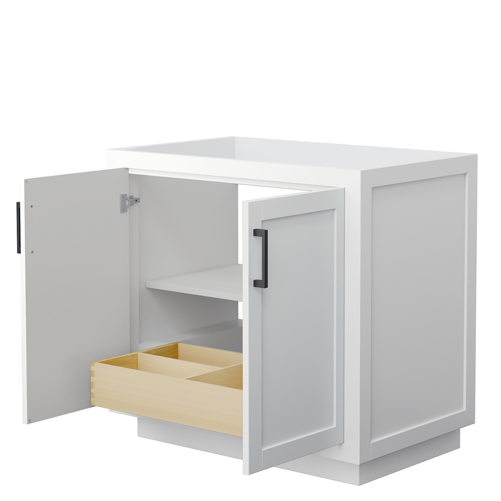 Wyndham Collection WCF2929-36S-CX-MXX Miranda 36″ Single – White / Brushed Gold