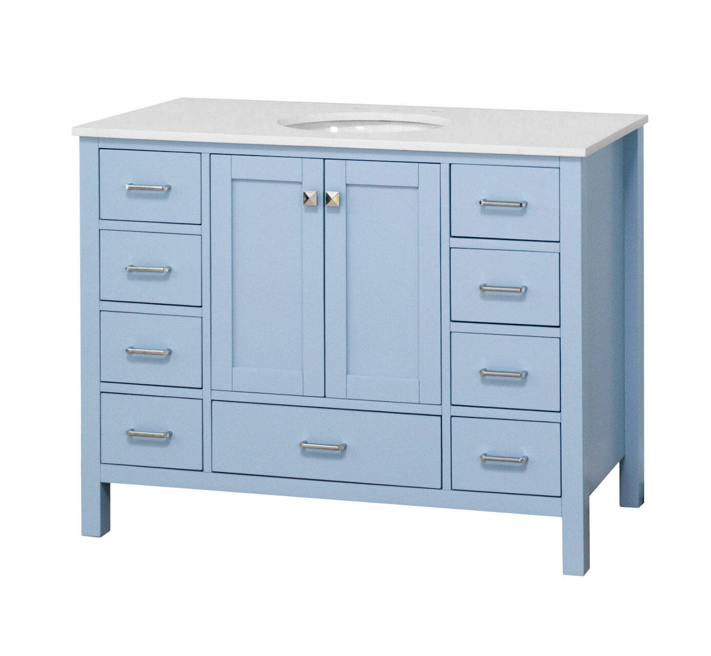 Horizon 48-inch Vanity with Engineered White Top