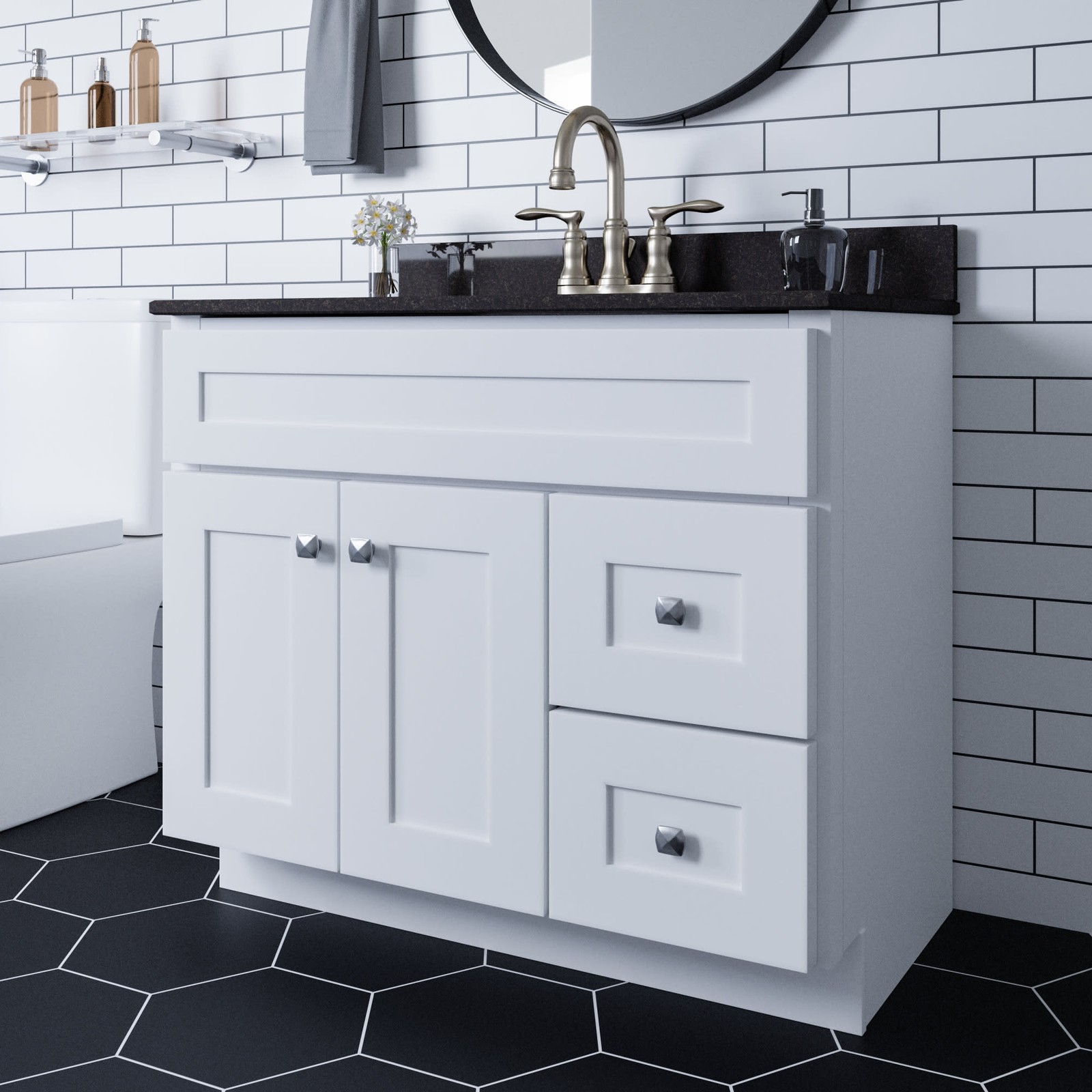 Design House 215764 Brookings 36″ Single – White