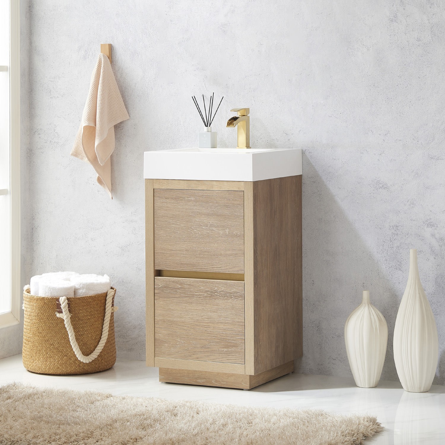 Miseno MV703018-NM Huesca 18″ – North American Oak