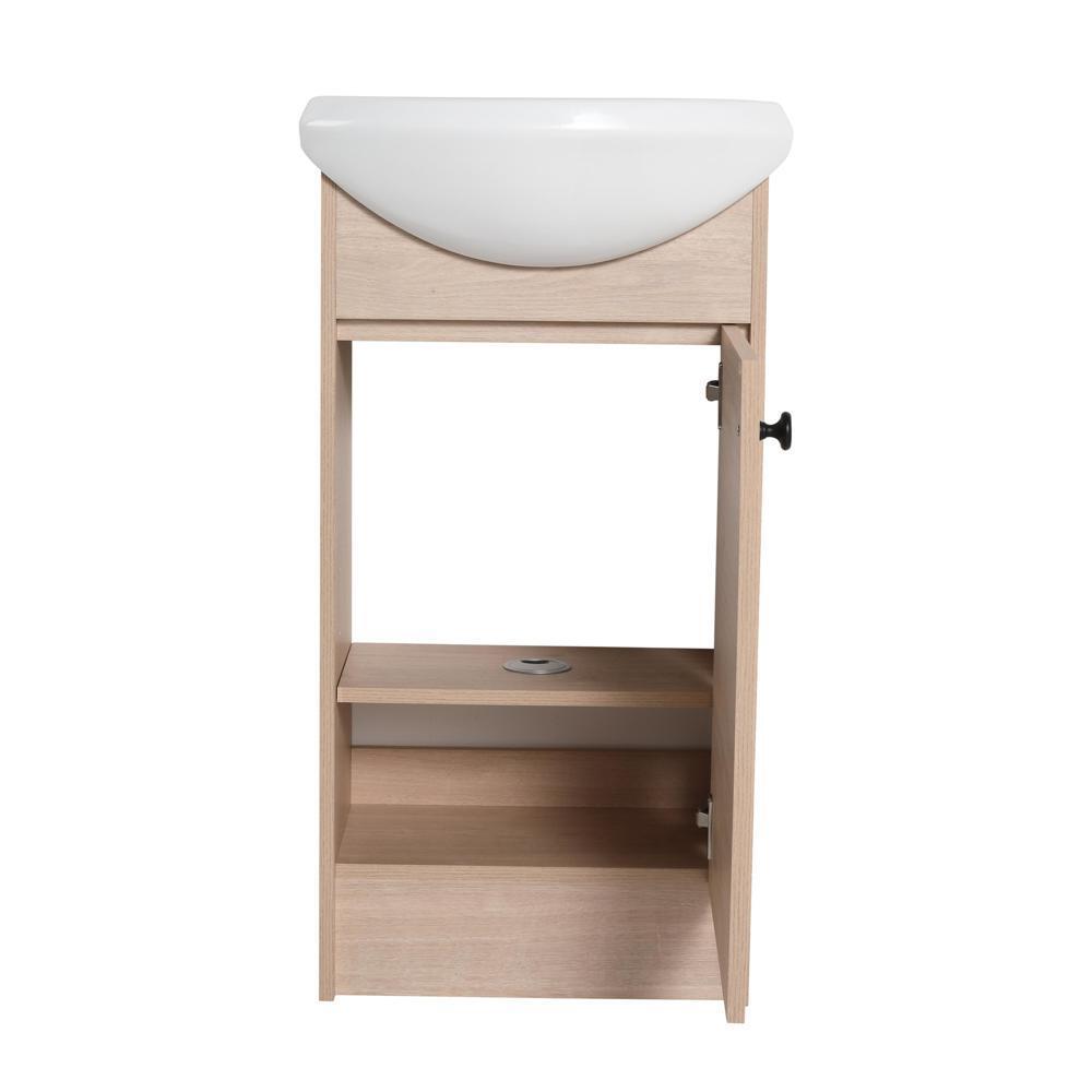 Sturdy and Durable Freestanding 18 Inch Bathroom Vanity