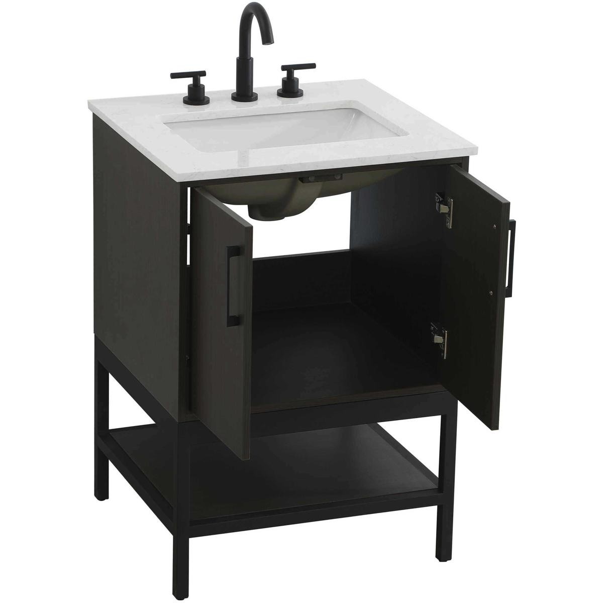 Elegant Lighting VF60724MMB Lennox Vanity Mocha Brown
