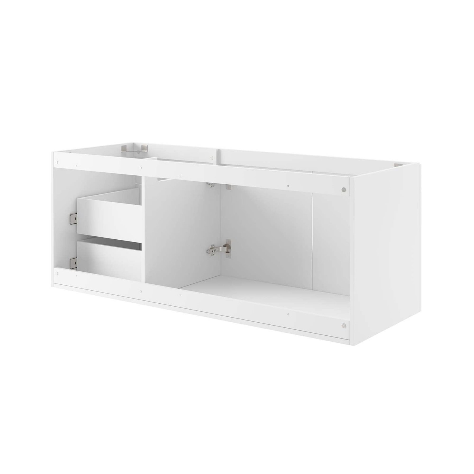 Modway Vitality 47″ MDF and Particleboard Bathroom Vanity Cabinet in White
