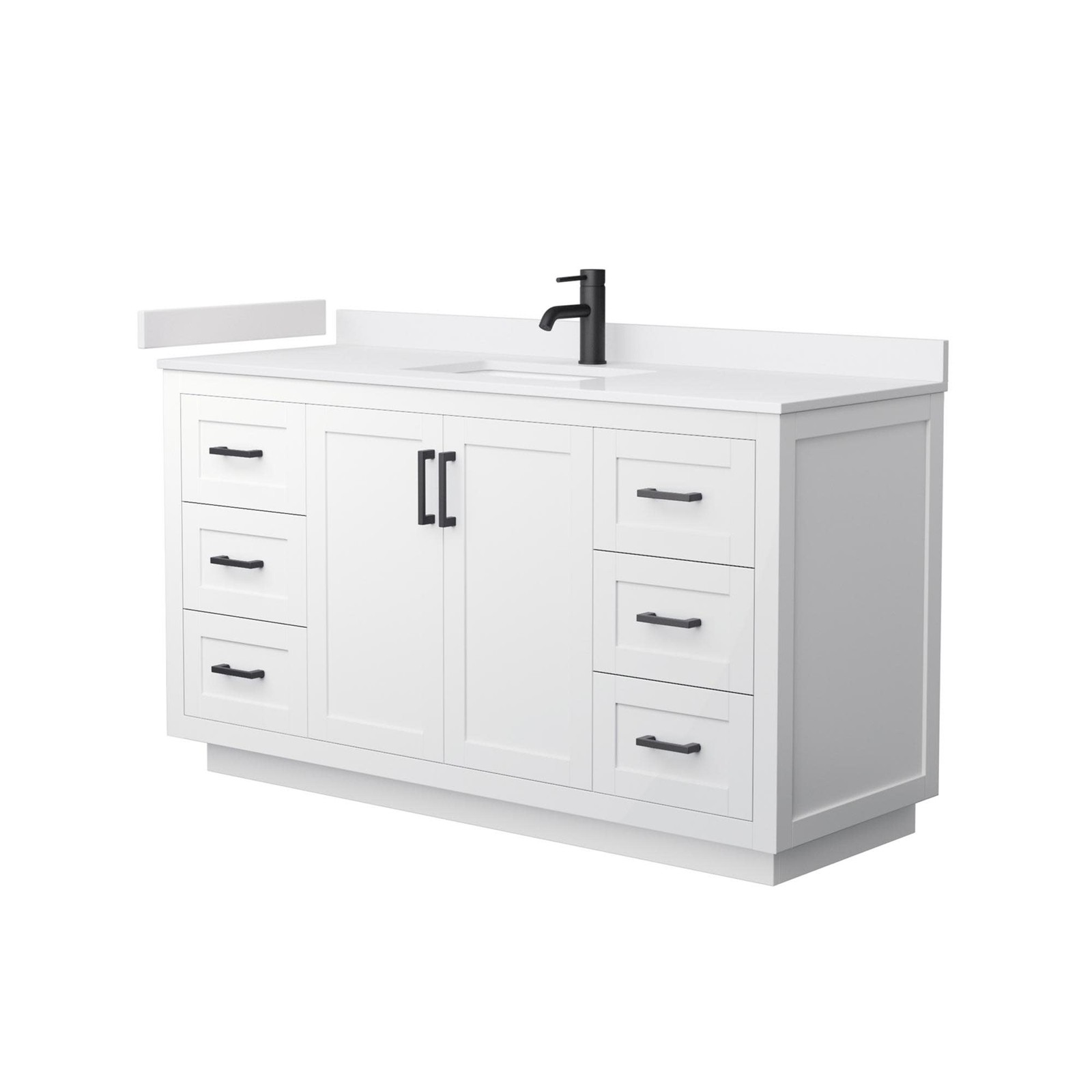 Wyndham Collection WCF2929-60S-VCA-MXX Miranda 60″ – Green / Carrara Cultured