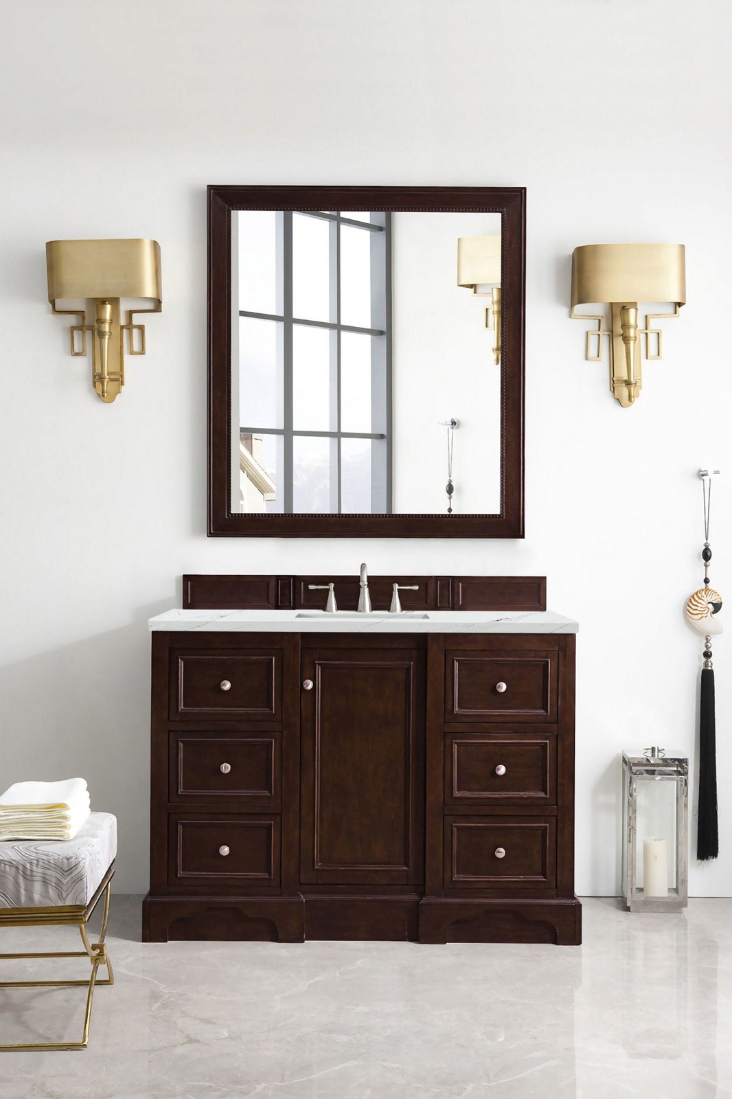 James Martin Vanities 825-V48-3ENC De Soto 48″ – White