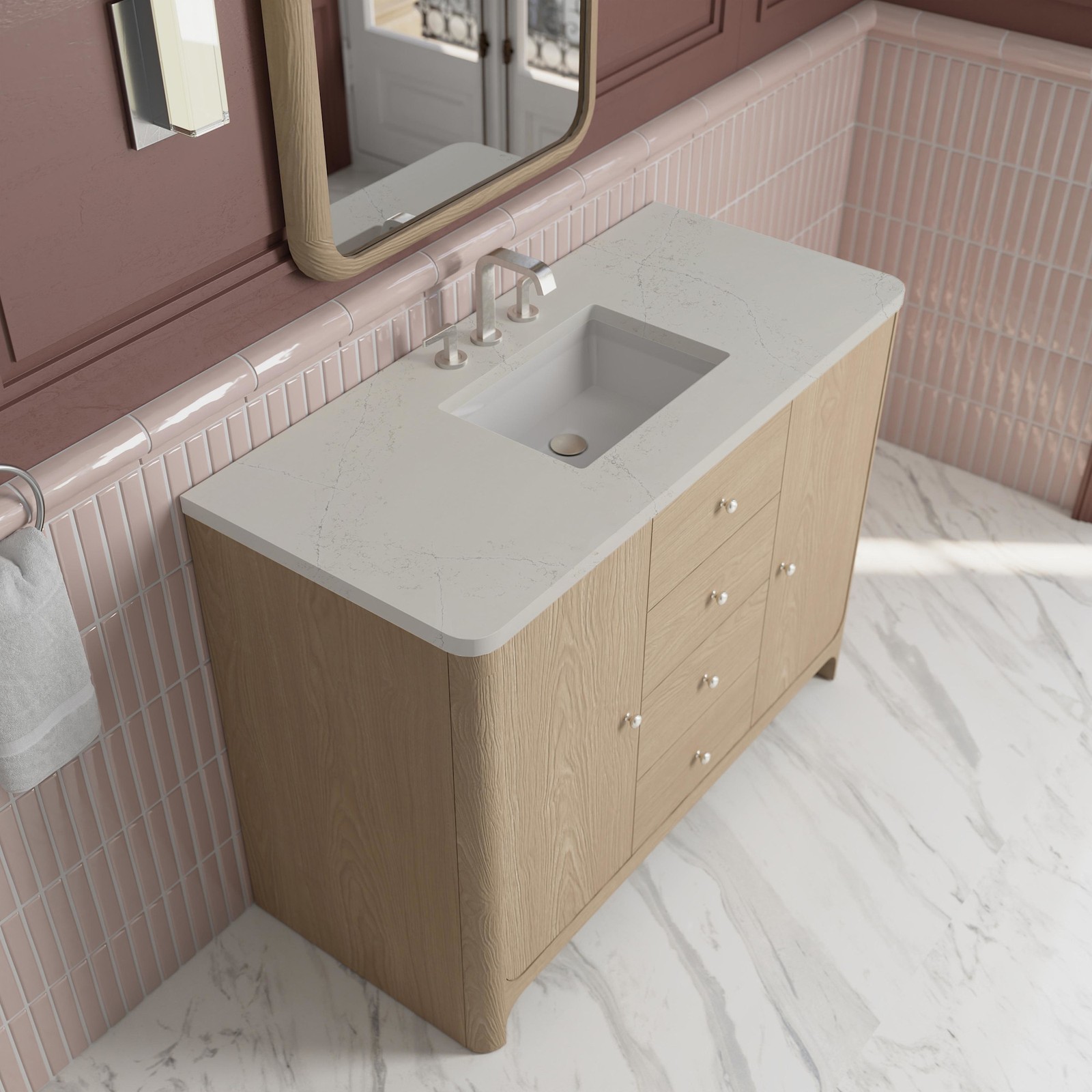 James Martin Vanities D125-V48-WSFR Gracyn 48″ – Sable