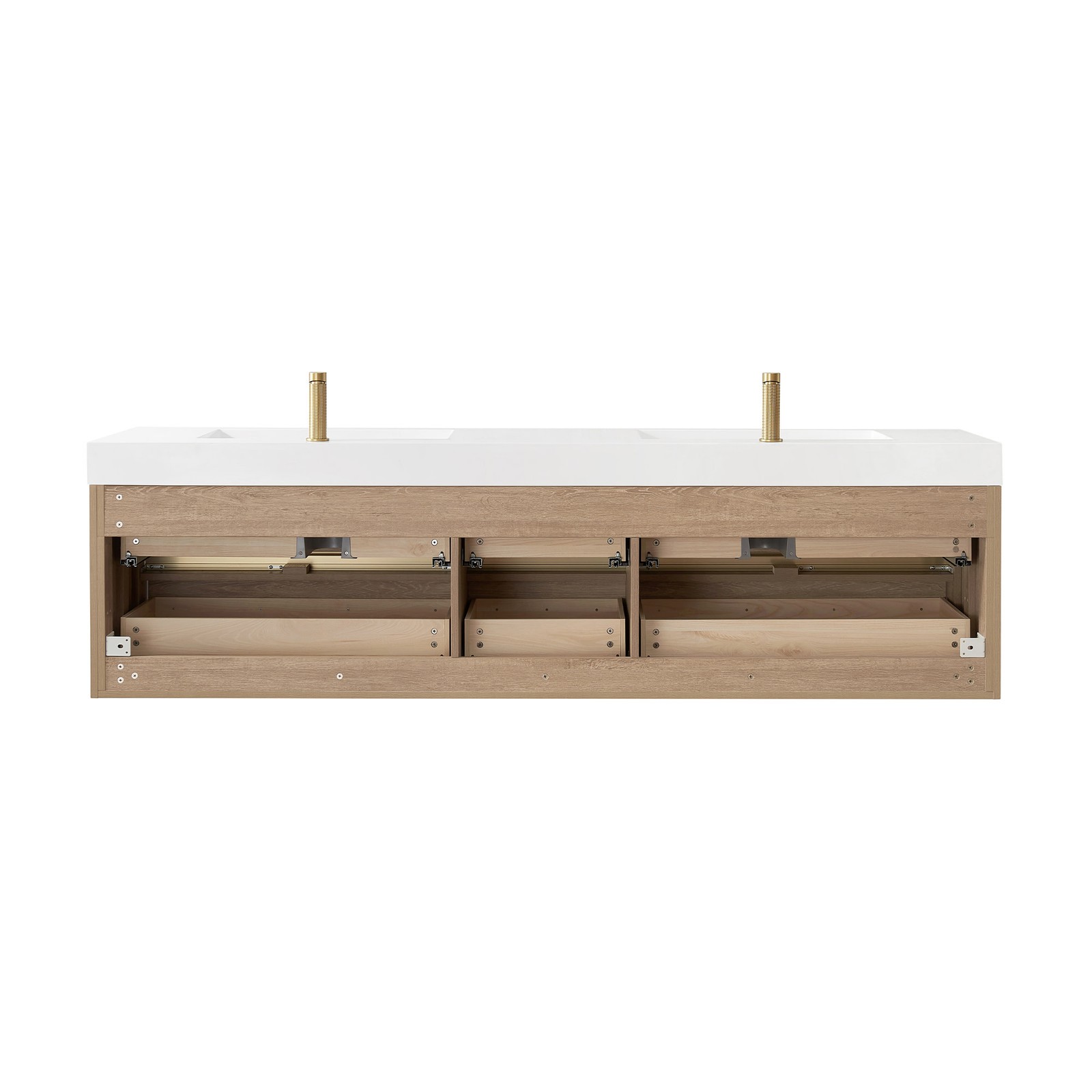 Miseno MV-ALIS84-WHT-NM Palencia 84″ Wall Mounted Double Basin – North American