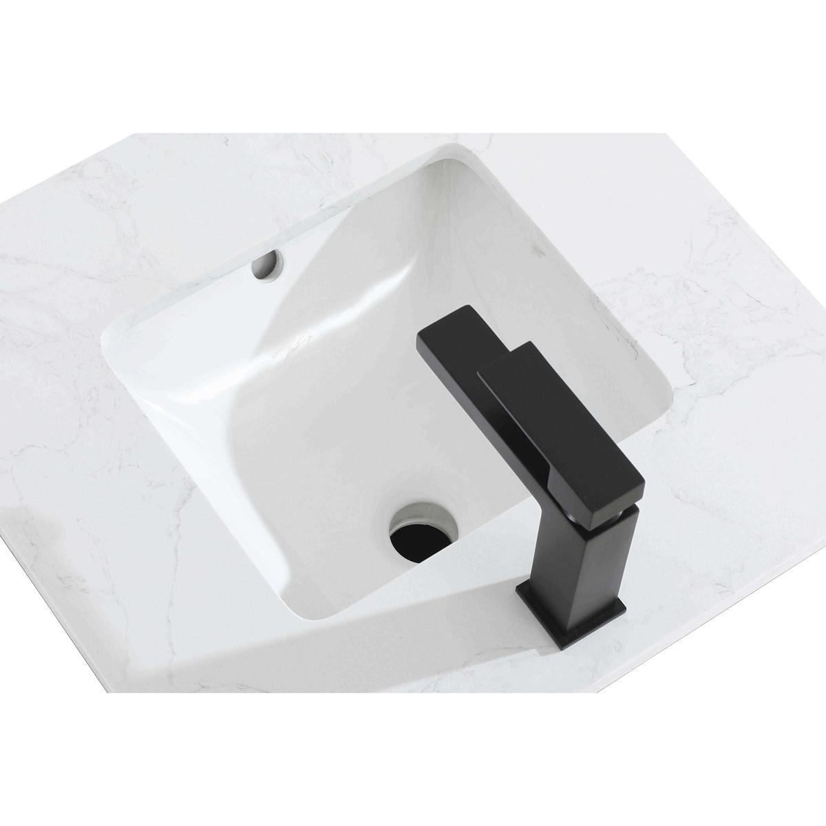 Elegant Lighting VF25224MHB Ira 24 X 34 inch Honey Brown Bathroom Vanity Cabinet