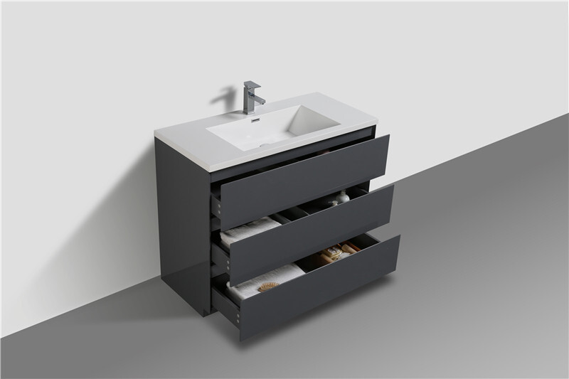 ANGELES 48″ FREESTANDING BATH VANITY WITH SINGLE REINFORCED ACRYLIC SINK