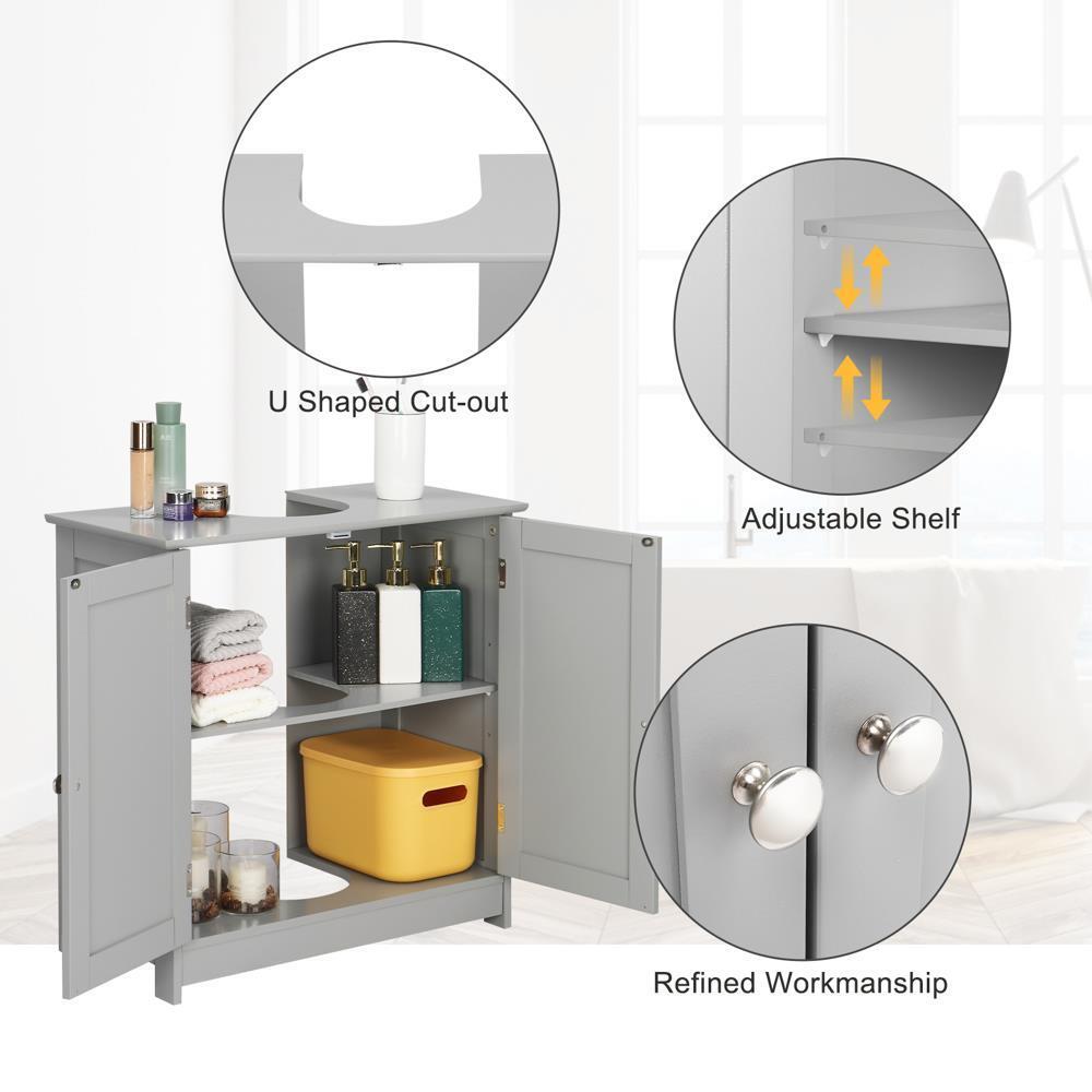 Bathroom Sink Cabinet Under Basin Unit Cupboard Storage Furniture