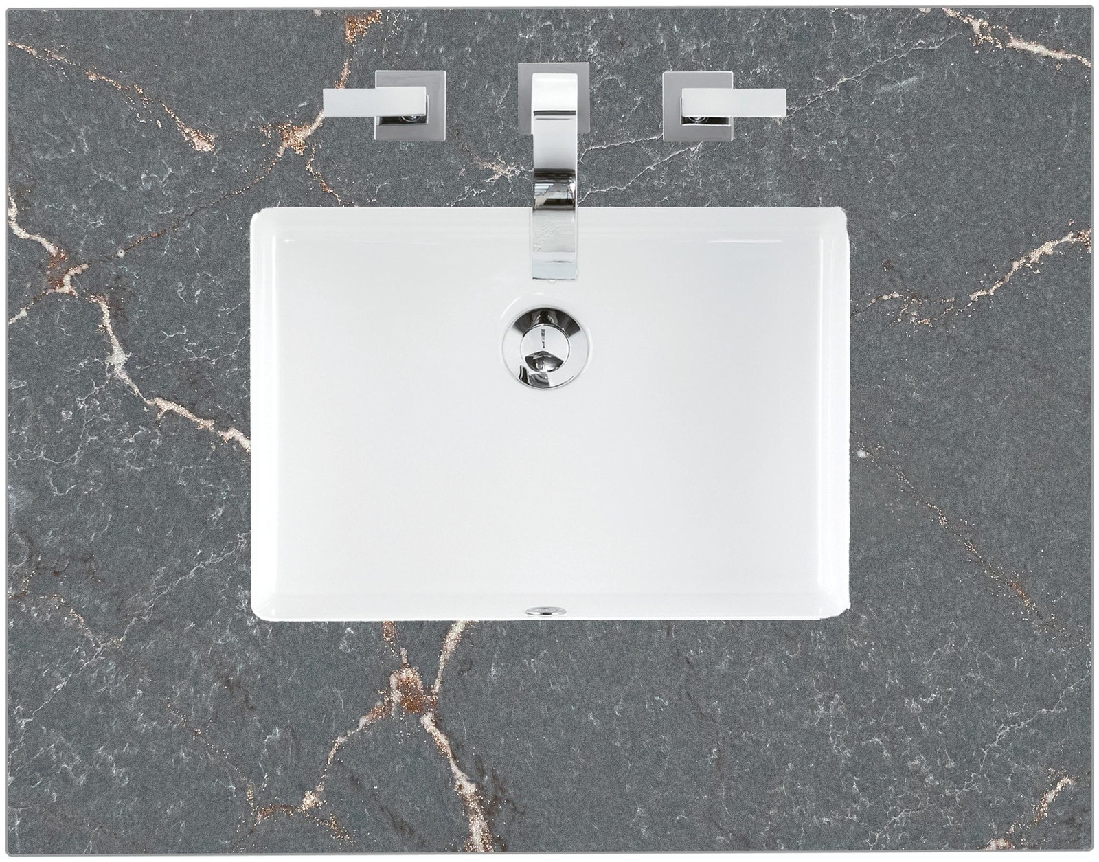 James Martin Vanities 050-S30 30″ Ceramic and Stone Composite – Parisien Bleu