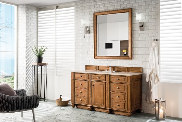 60in James Martin Bristol 157-V60S-SBR-3EMR Eternal Marfil Single Vanity