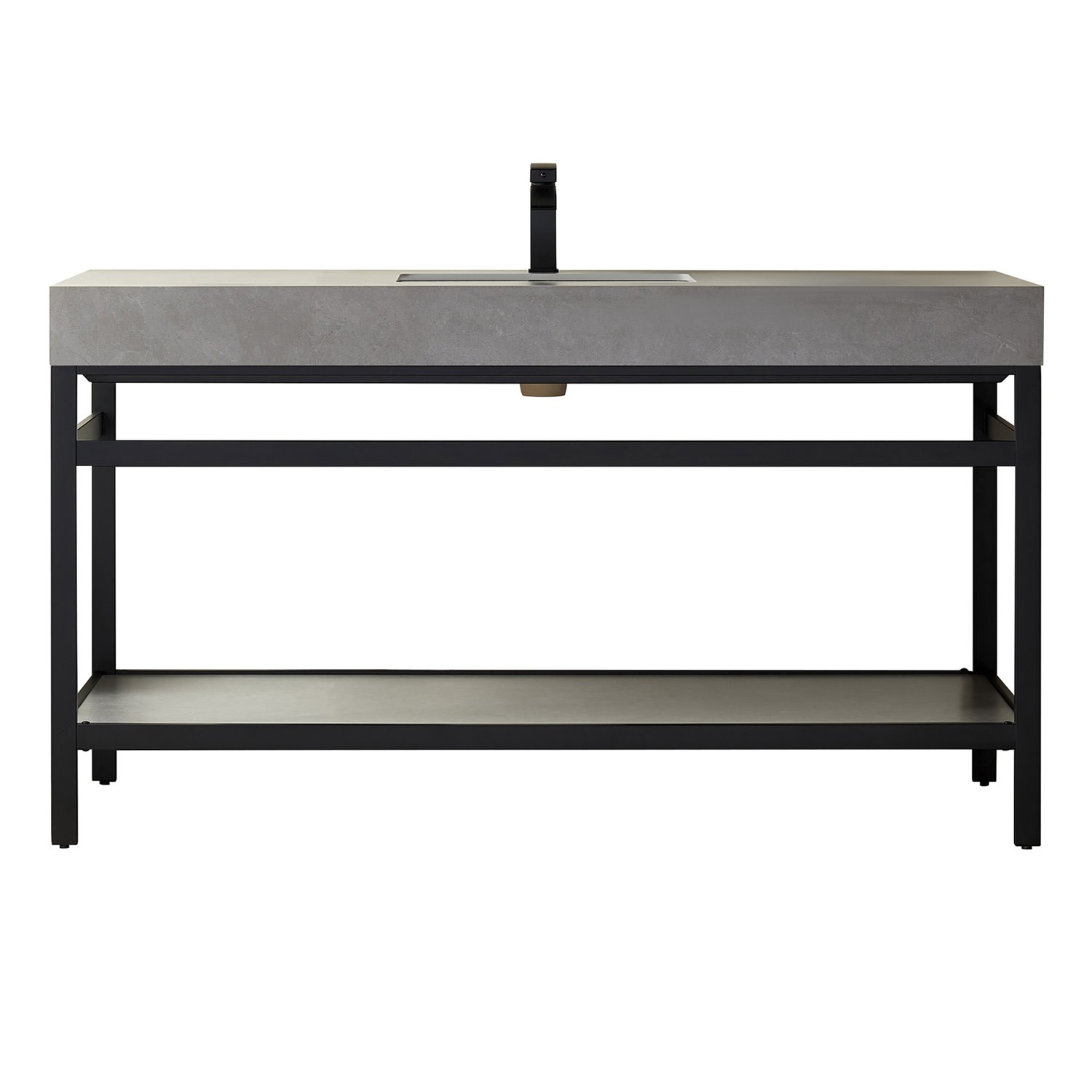 Miseno MV702560-NM Funes 60″ – Matte Black / Gray