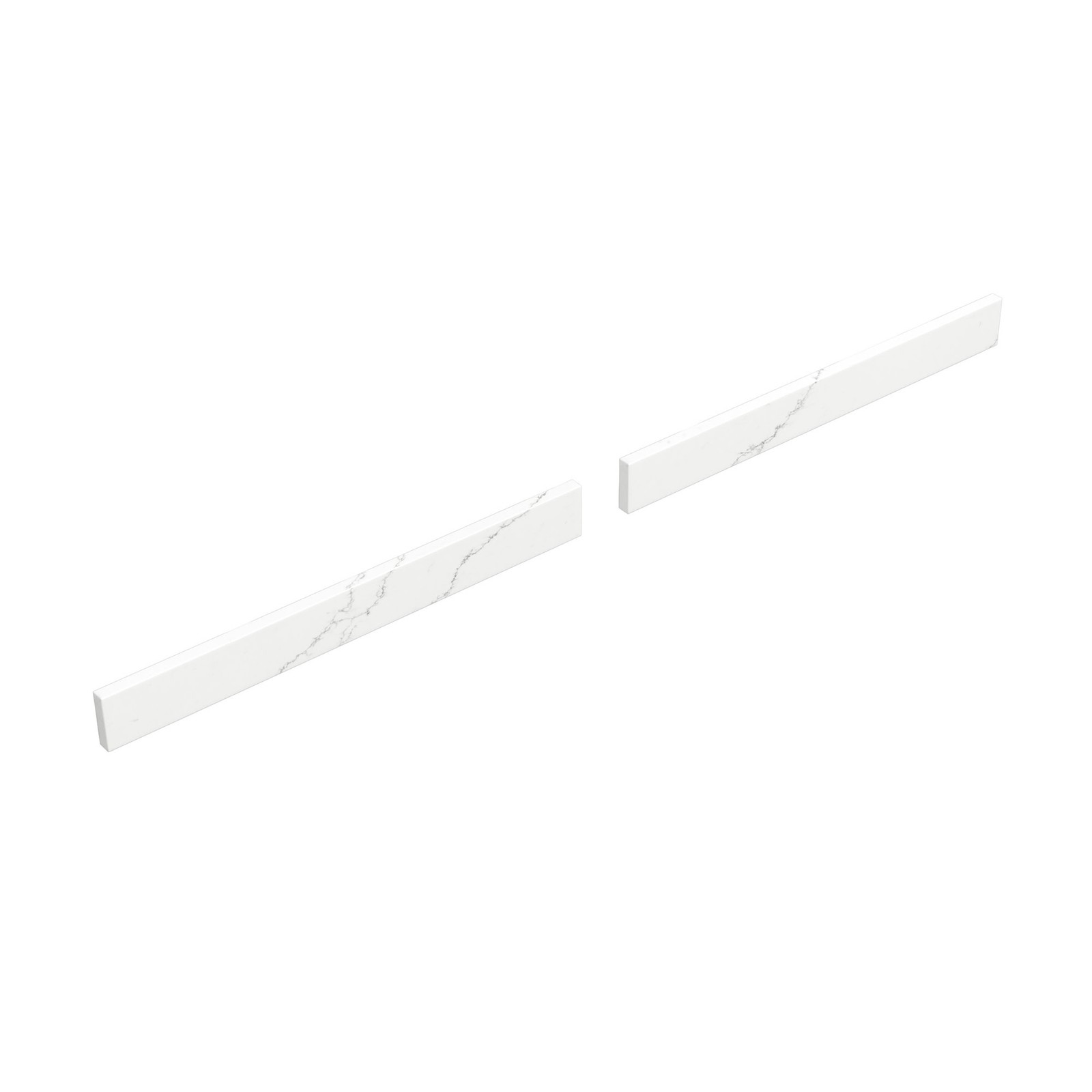 Wyndham Collection WCFVCA154BS 54″ x 3″ Backsplash – Carrara Cultured Marble