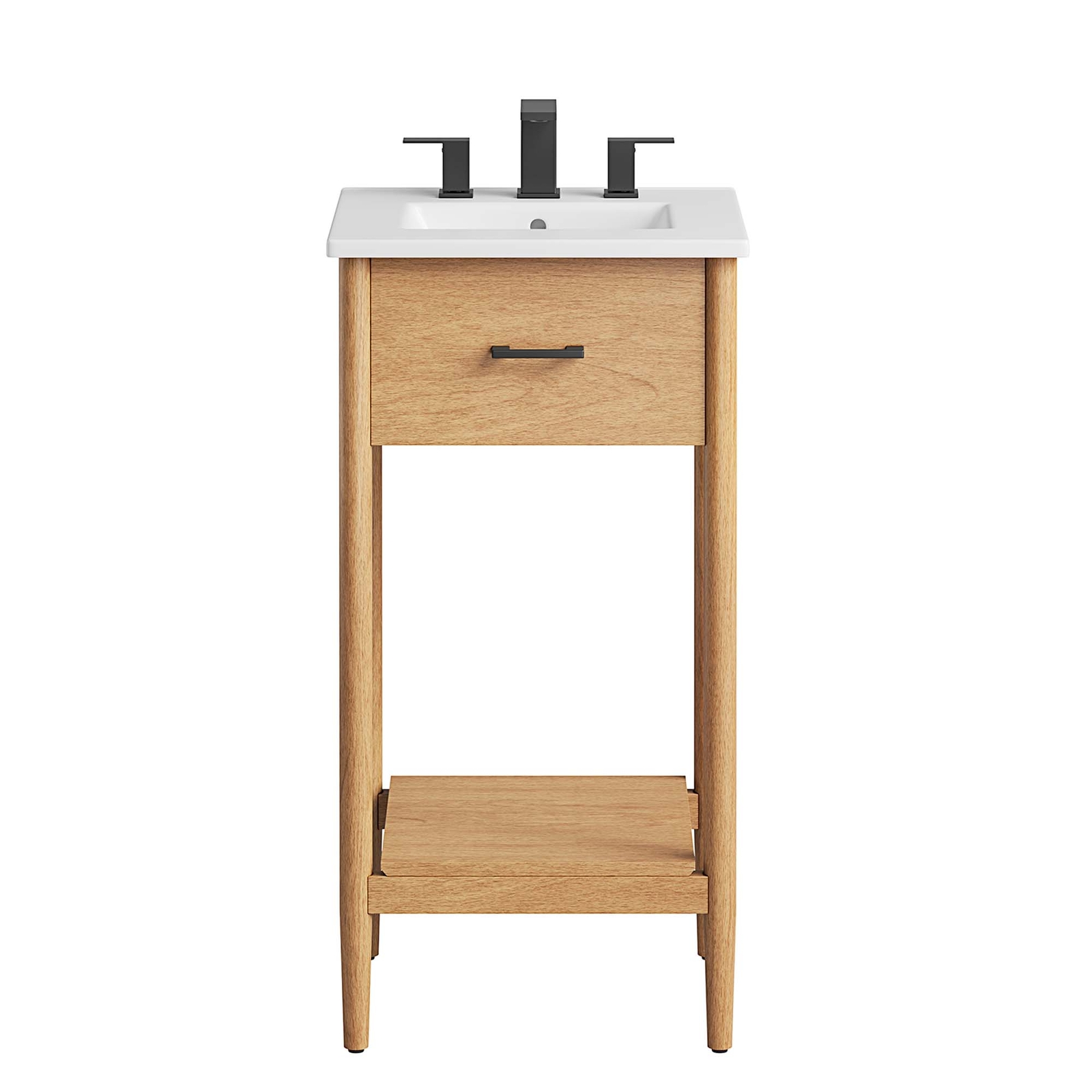 Zaire 18″ Bathroom Vanity in Natural White