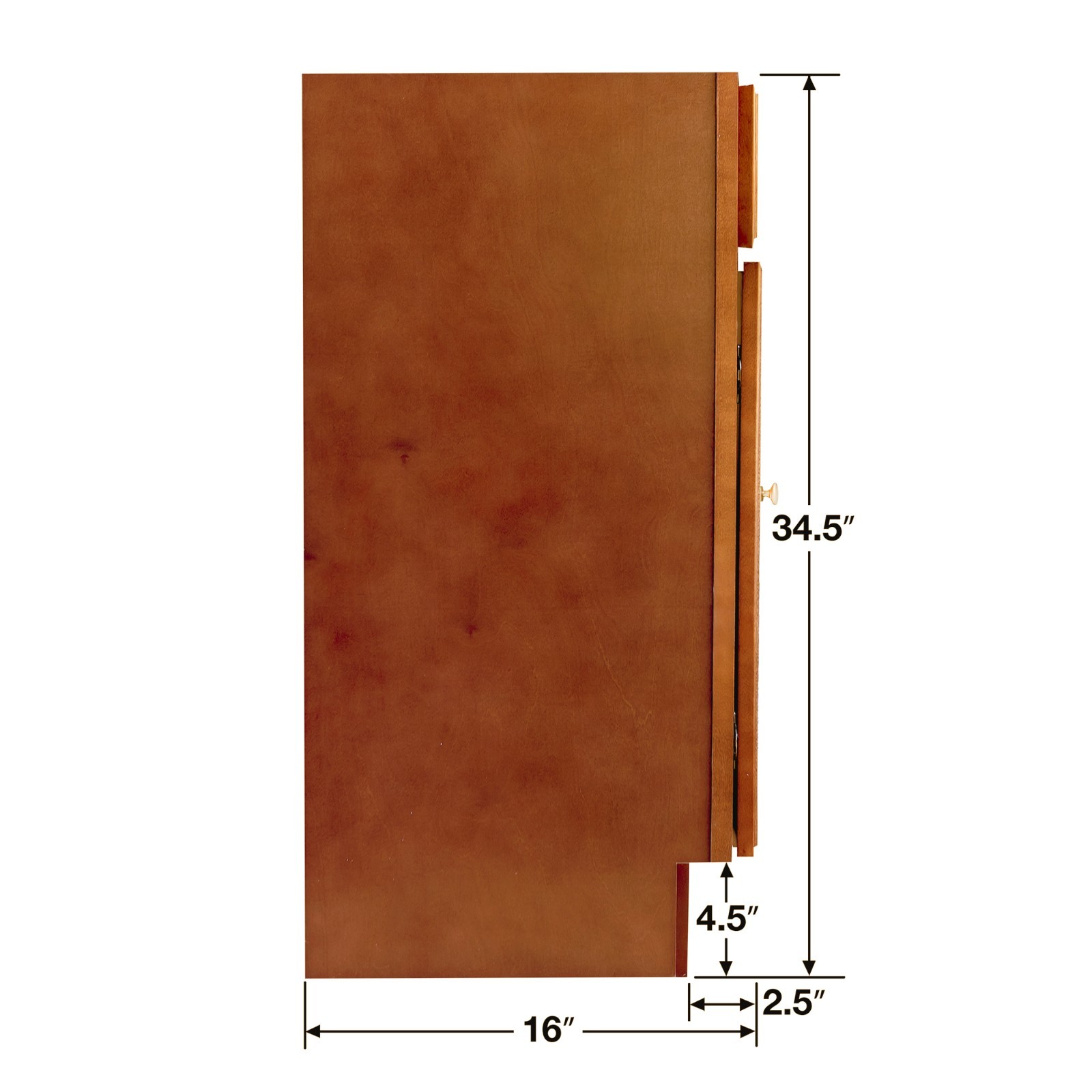 18×16 Merlot Vanity Cabinet