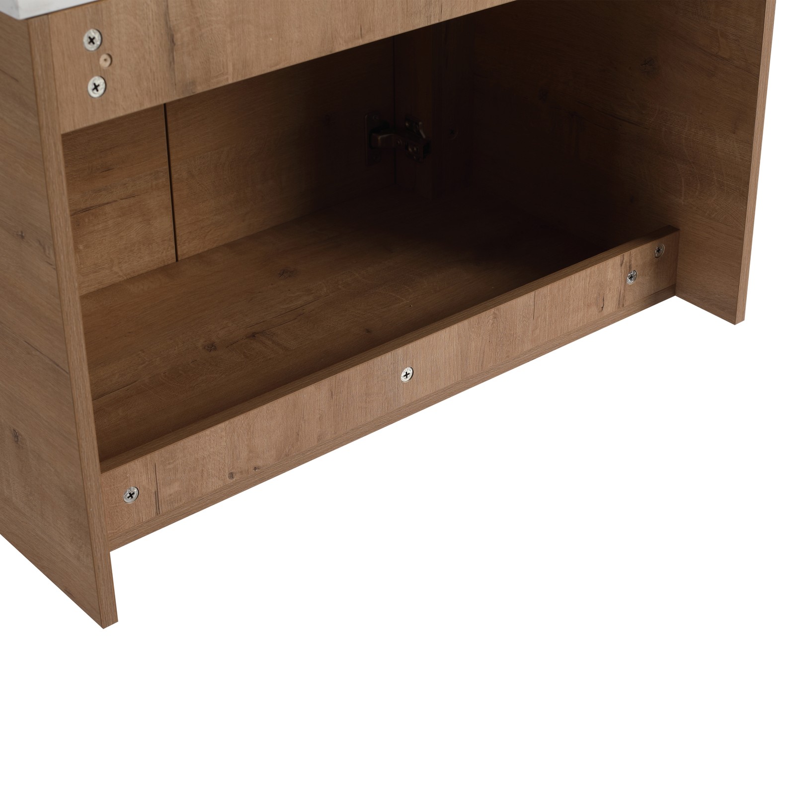 30″ Wood Floating Bathroom Vanity W/Soft-Close Door Cabinet Wall Mounted No Sink