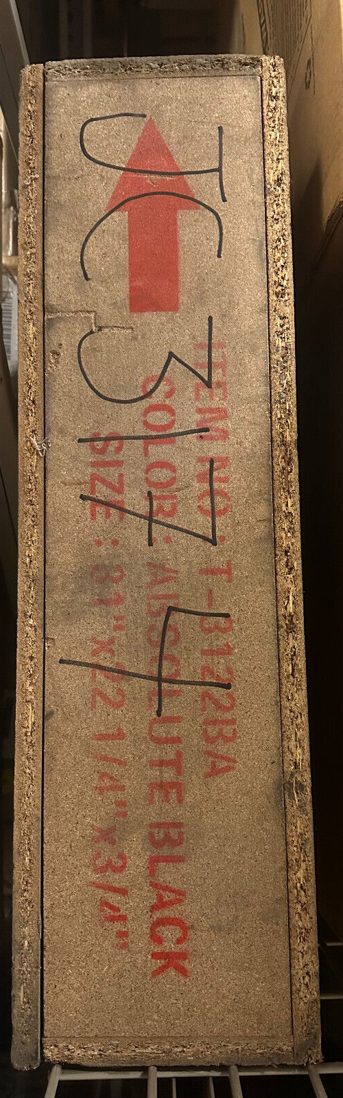 Fairmont 31 x 22-1/2 x 3/4″ Black Absolute Granite Vanity Top – T-3122BA