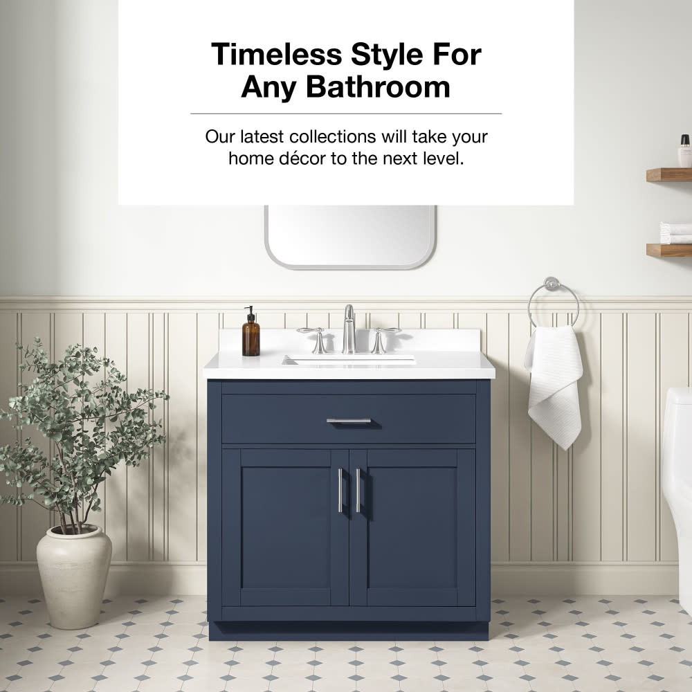 Ove Decors 15VVA-BAI236 Bailey 36″ – Matte Black Wood