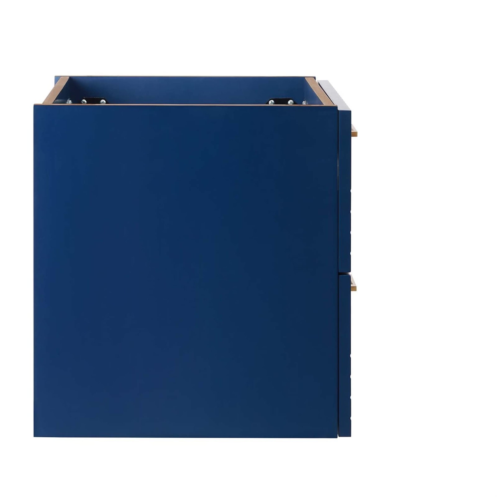 Modway Daybreak 23.5″ Particleboard MDF Wood Wall-Mount Bathroom Vanity in Blue