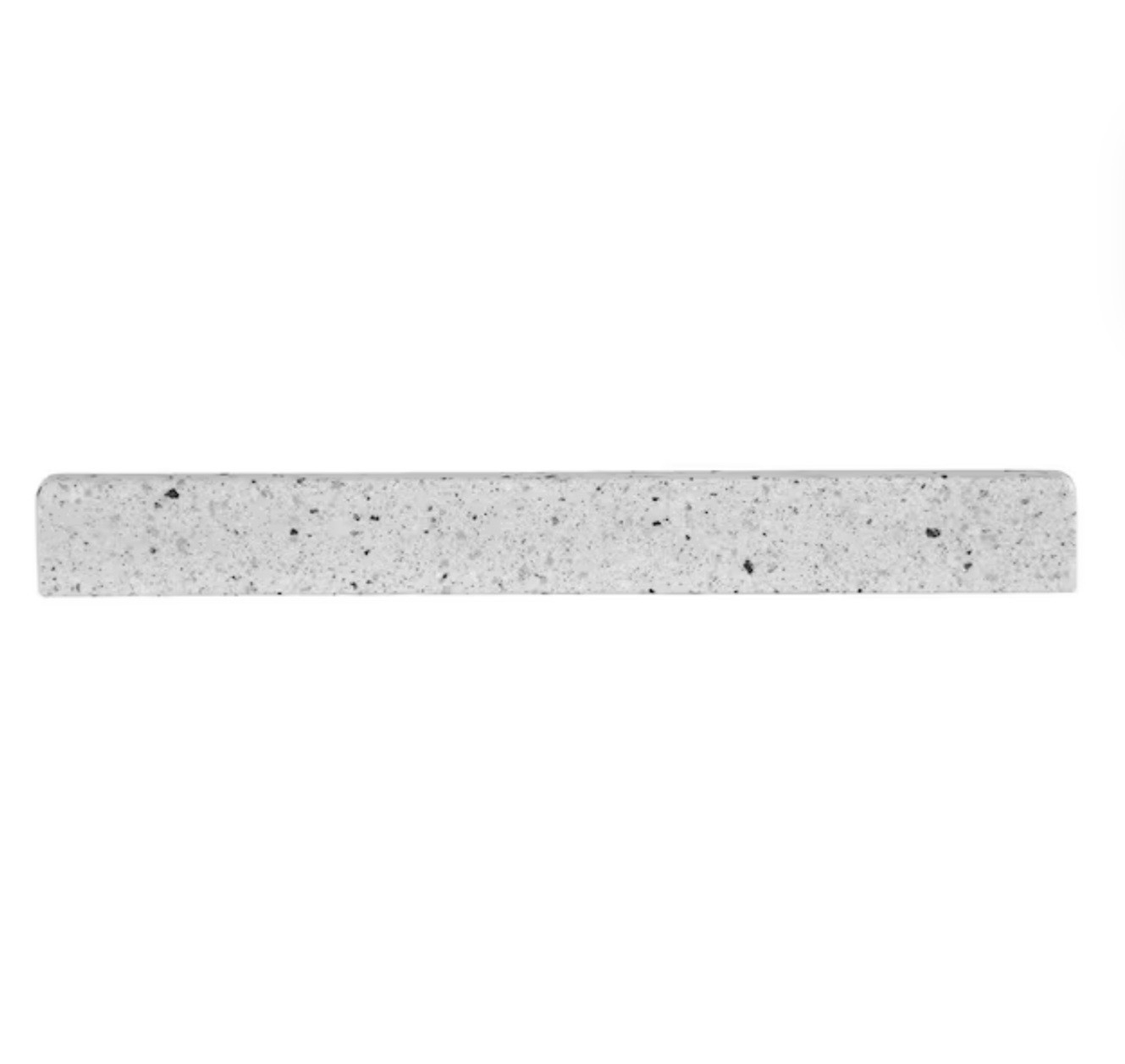 Glacier Bay17 in. W Cultured Marble Vanity Sidesplash in Silver Ash