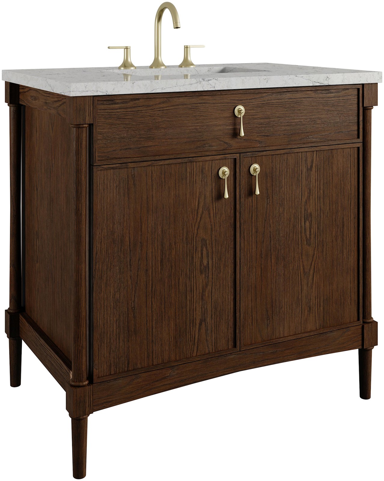 James Martin Vanities D680-V36-3EJP Kinnsden 36″ – Sable Oak