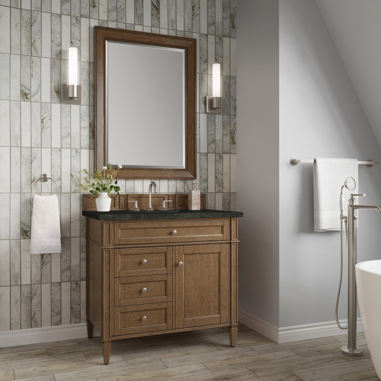 James Martin Vanities 650-V36-3PHT Brittany 36″ – Brown