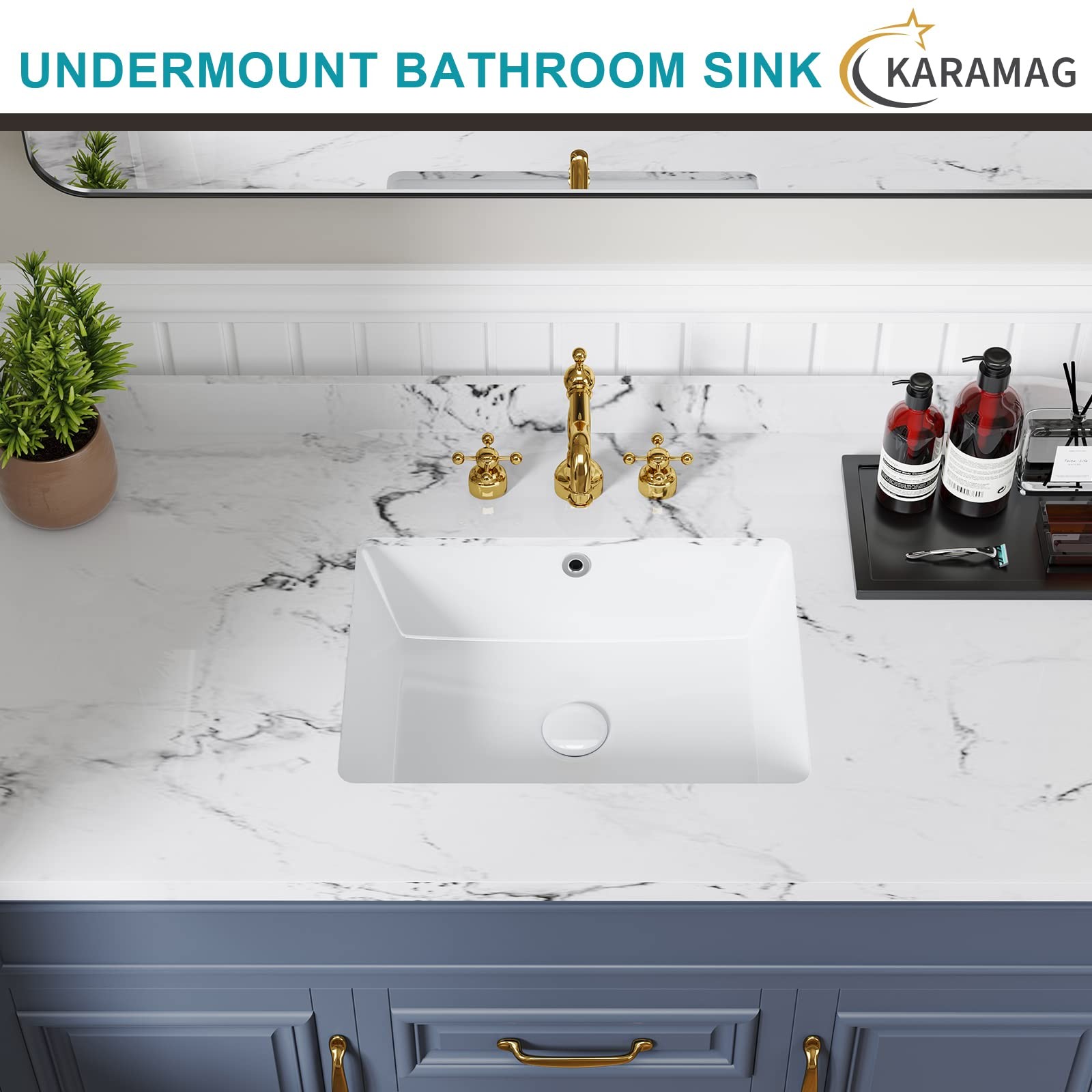 18 Inch Undermount Bathroom Sink Small Rectangle Undermount Sink White Ceramic U