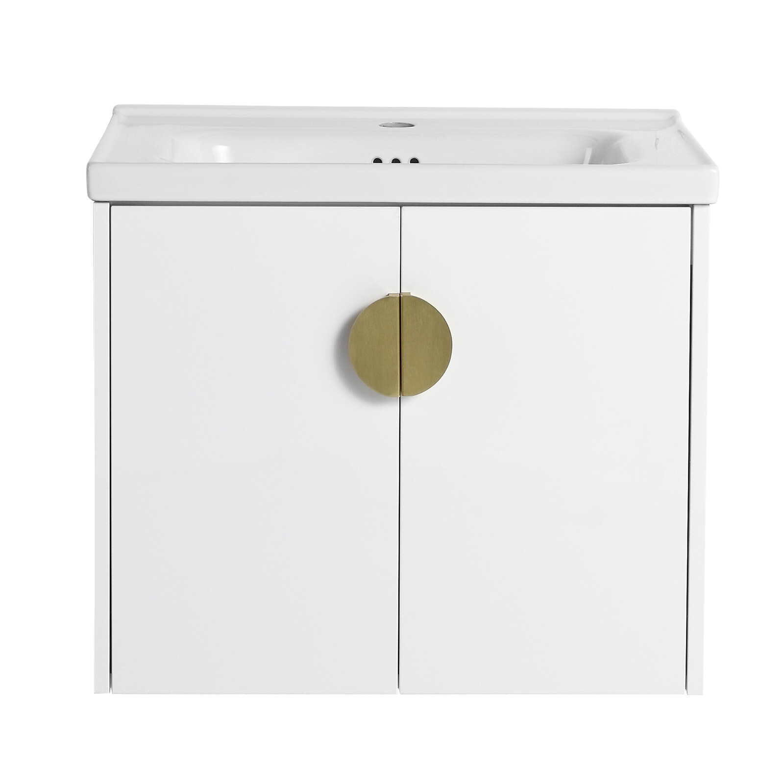 24″28″ Bathroom Vanity Cabinet with Sink and Soft Close Doors for Small Bathroom
