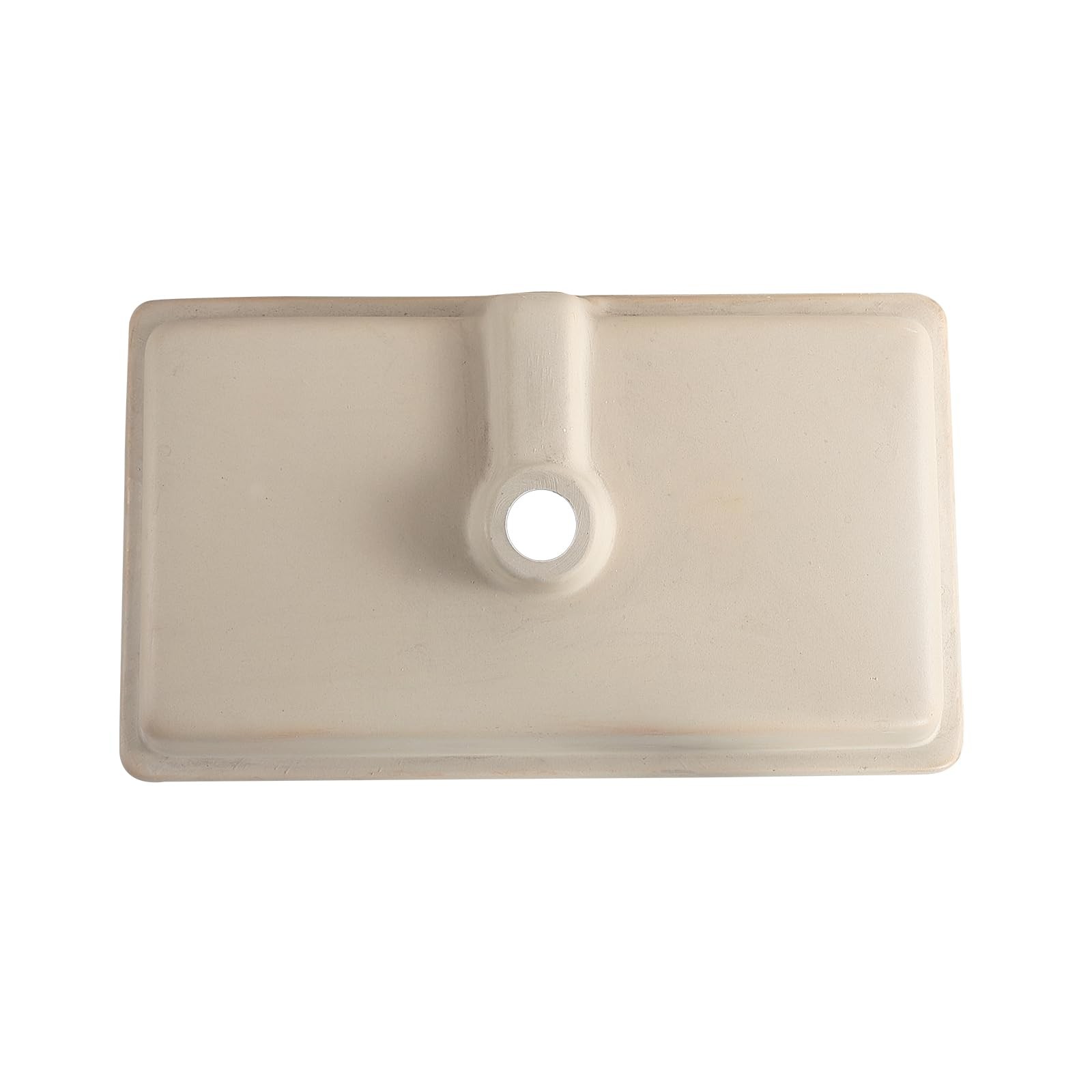 KDKSC 24 Inch Undermount Bathroom Sink Rectangular Undermount Sink White Cera…