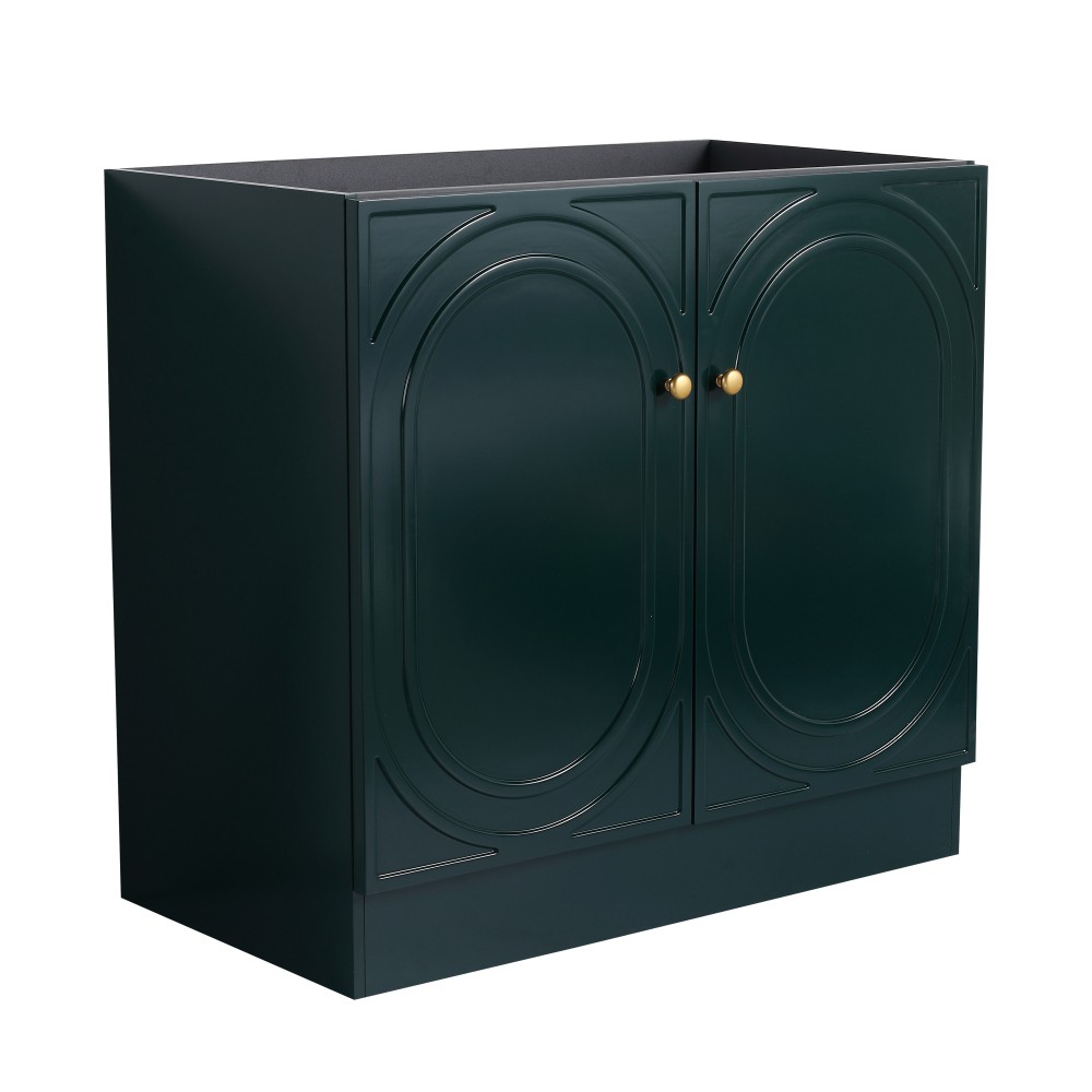 Freestanding Bathroom Vanity with Two Soft-Close Cabinet Doors