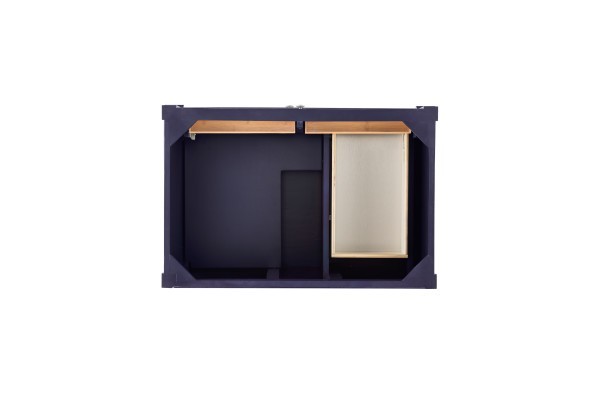 36″ James Martin Brittany 650-V36-VBL-3CSP Vanity Cabinet Charcoal Soapstone Top