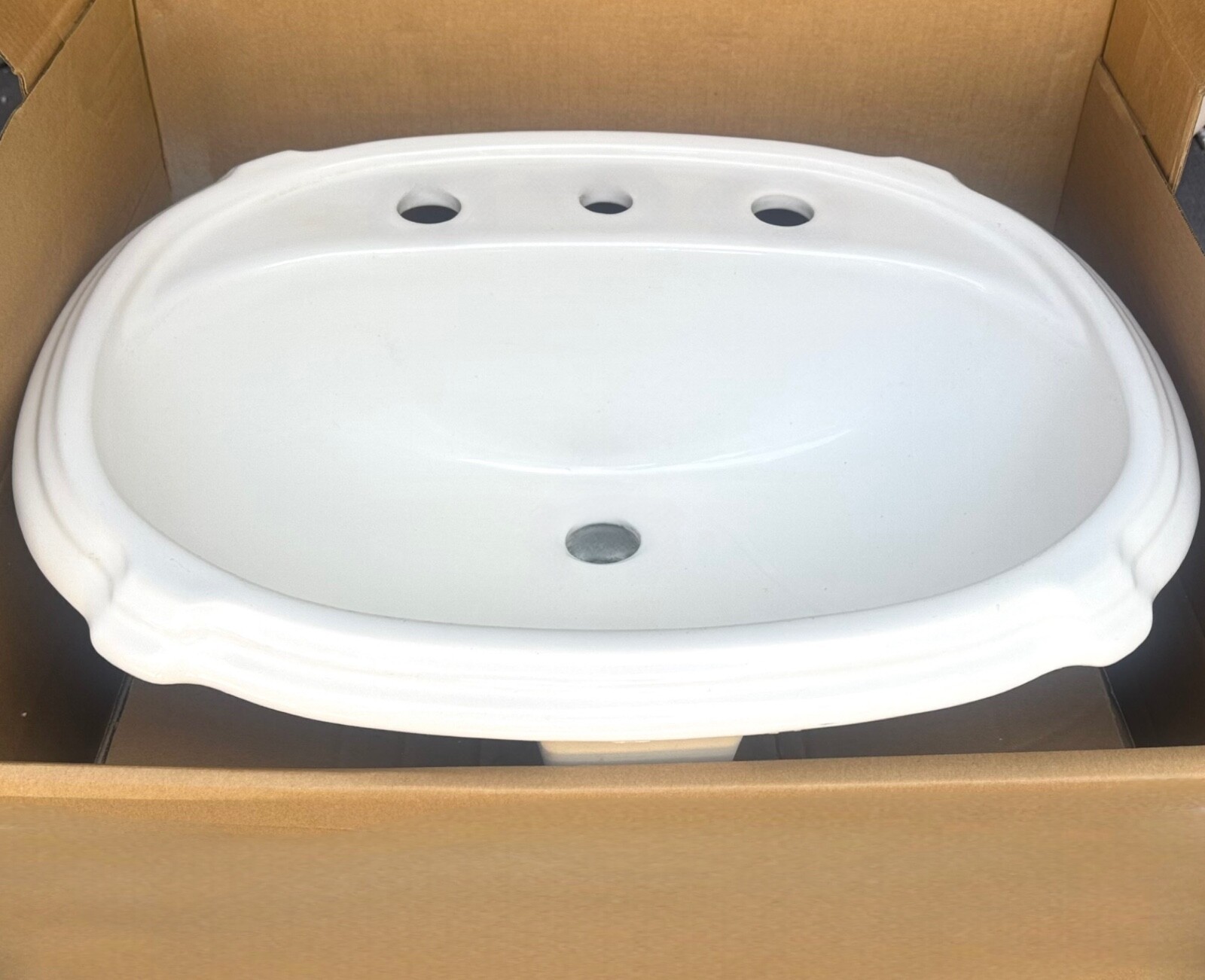 Kohler Portrait Sink White 8 in Spread Discontinued Drop In Bathroom