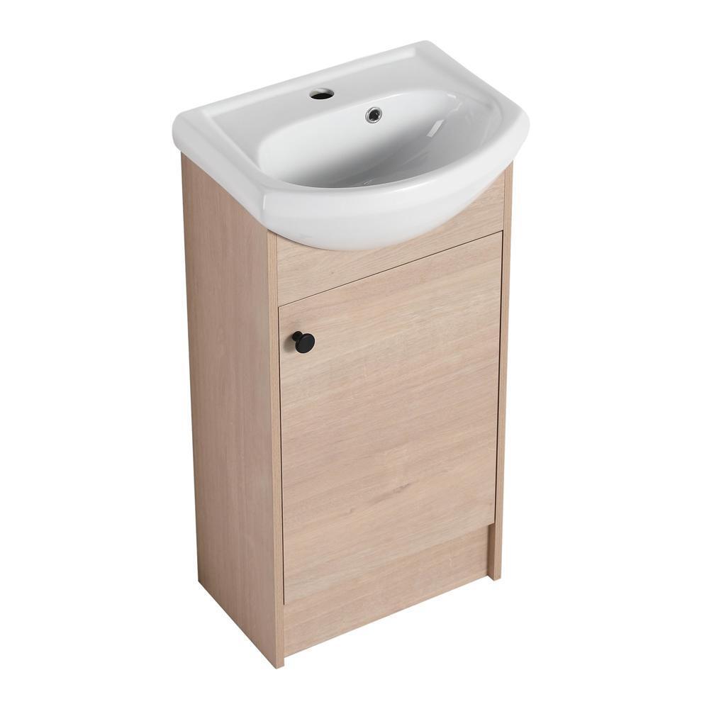 Sturdy and Durable Freestanding 18 Inch Bathroom Vanity