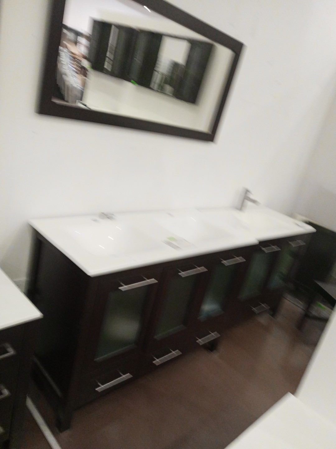 16″ 24″ 30″ 36″ 48′ 55″ 60″ Vanity Base Sink Mirror White Black Gray Blue