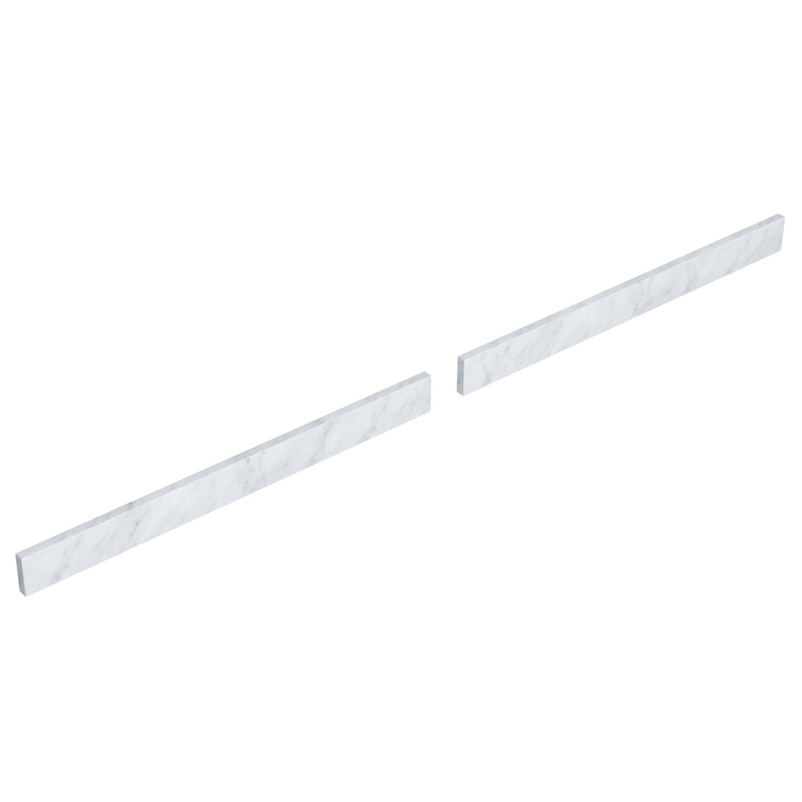 Wyndham Collection WCFVCA166BS 66″ x 3″ Backsplash – Carrara Cultured Marble