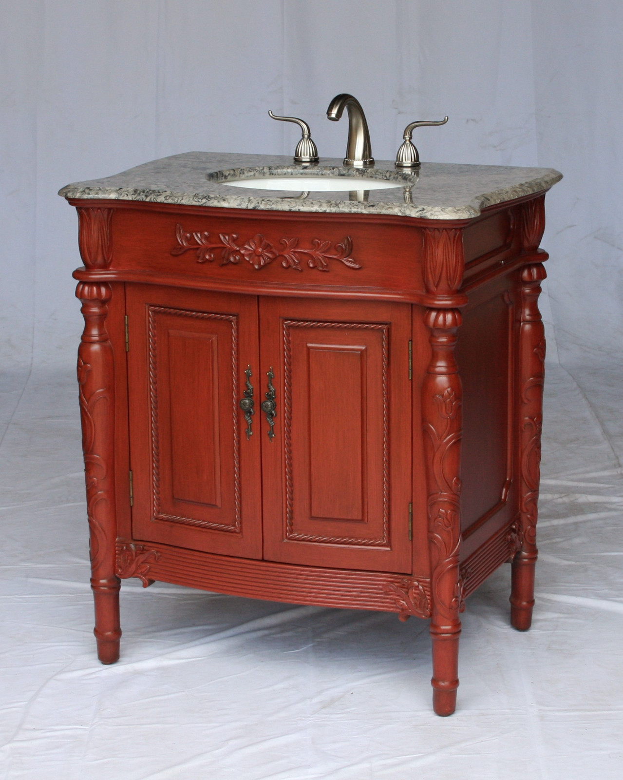 32-Inch Antique Style Single Sink Bathroom Vanity Model 2205-505 GY