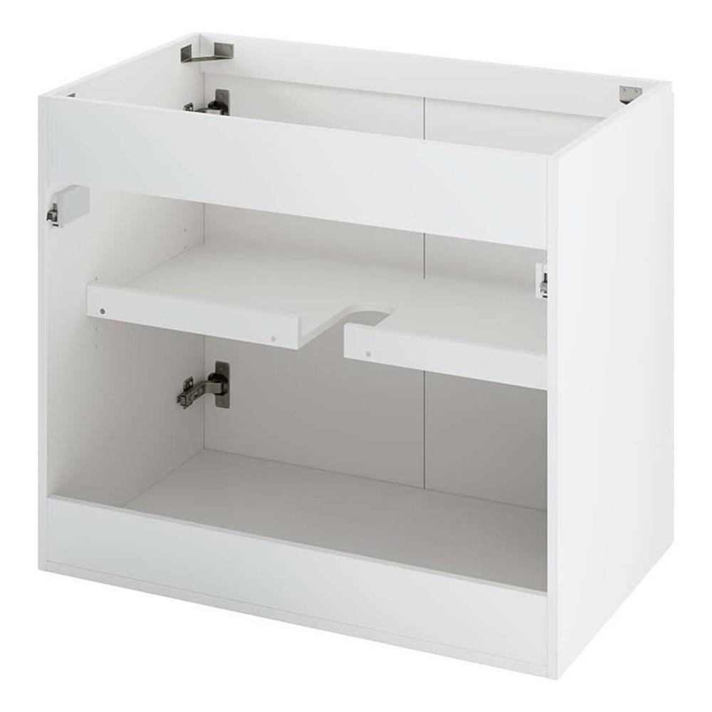 Modway Vitality 29.5″ Plastic and Wood Wall-Mount Bathroom Vanity in White