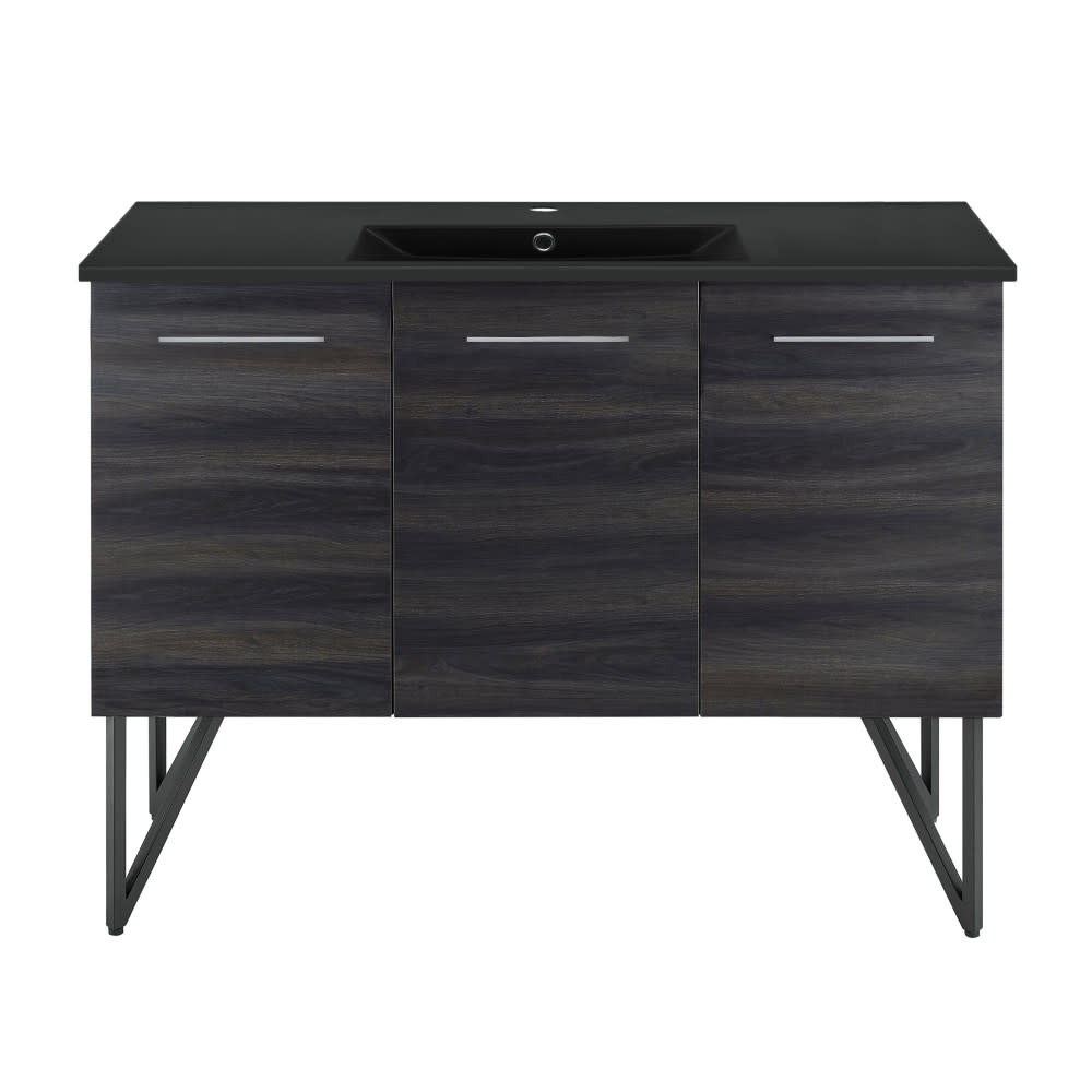 Swiss Madison SM-BV224MB Annecy 48″ – Black Walnut / Matte Black