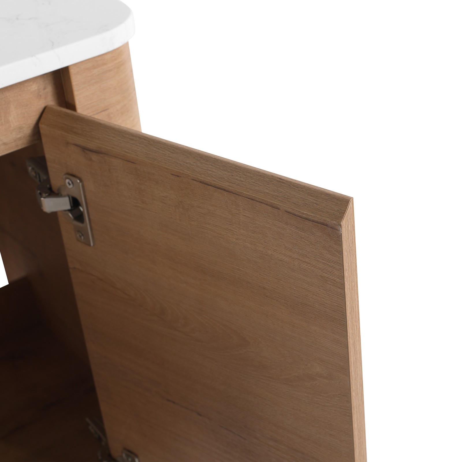 30″ Wood Floating Bathroom Vanity W/Soft-Close Door Cabinet Wall Mounted No Sink