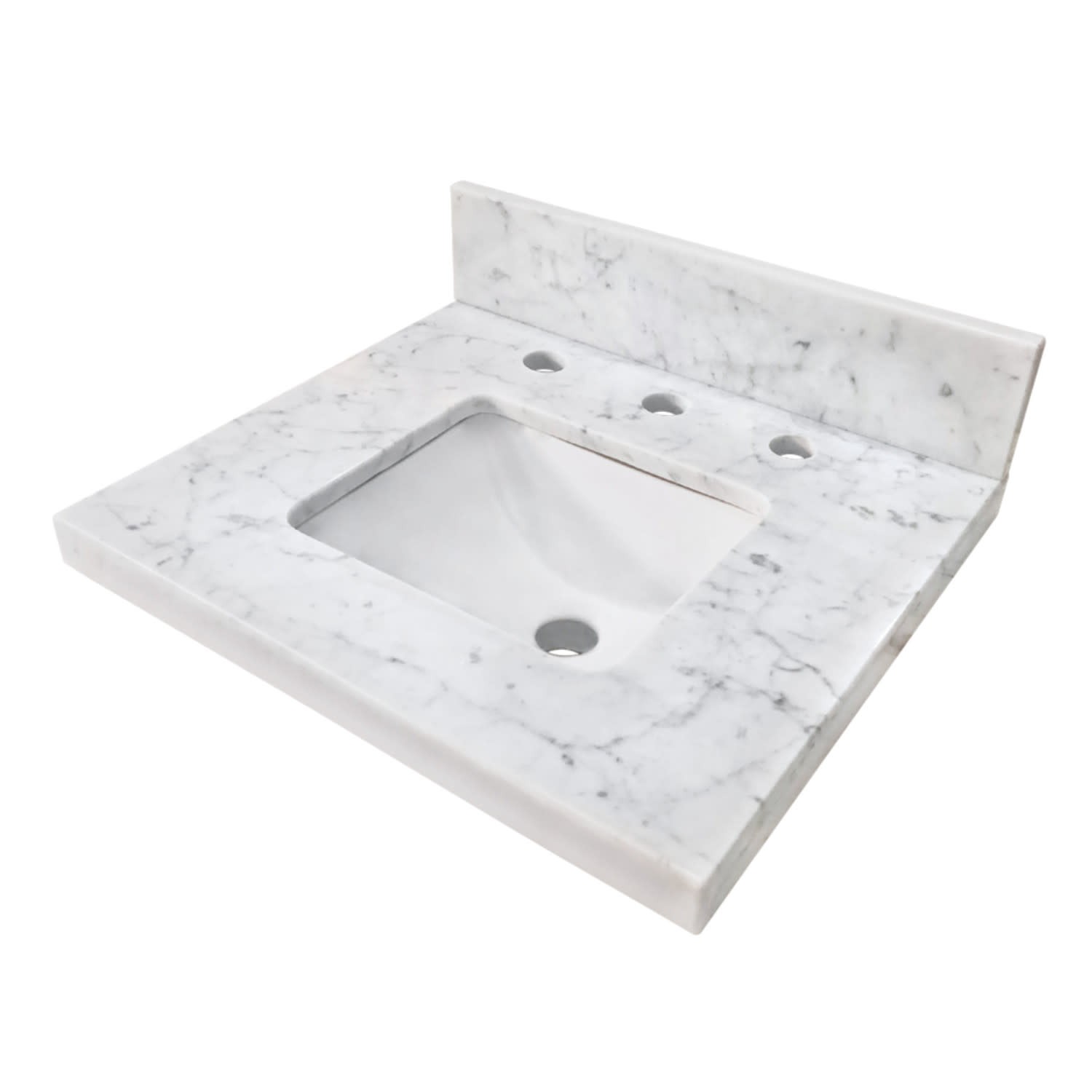 Kingston Brass KVPB1917M38SQ Fredrickson 19″ Single Rectangular – White