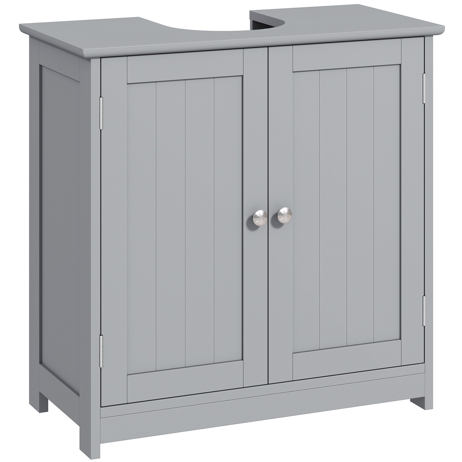 Pedestal Sink Storage Cabinet, Sink Bathroom Cabinet, Gray