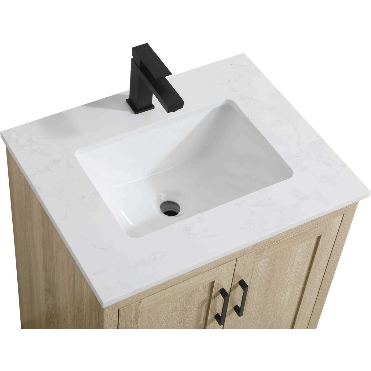 Elegant Lighting VF25124MW Finnley Vanity Mango Wood